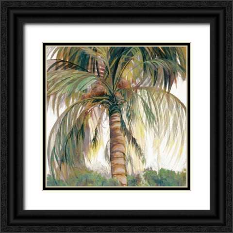 Tropics II Black Ornate Wood Framed Art Print with Double Matting by Joy, Julie