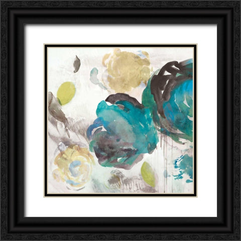 Seasons I Black Ornate Wood Framed Art Print with Double Matting by Jensen, Asia
