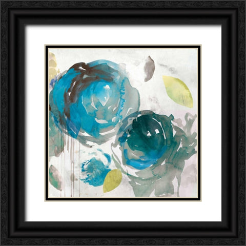 Seasons II Black Ornate Wood Framed Art Print with Double Matting by Jensen, Asia