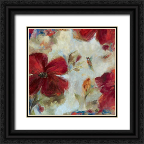 Hummingbird II Black Ornate Wood Framed Art Print with Double Matting by Jensen, Asia