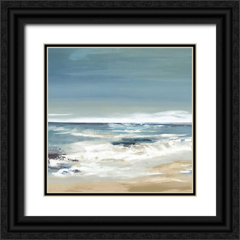East Coast II Black Ornate Wood Framed Art Print with Double Matting by Lera