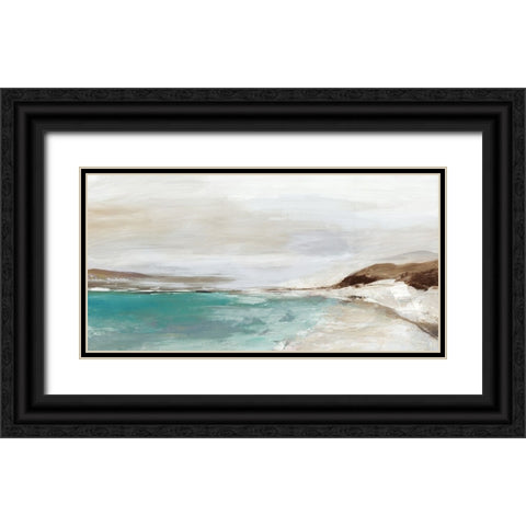 Ocean Oasis Black Ornate Wood Framed Art Print with Double Matting by Pearce, Allison