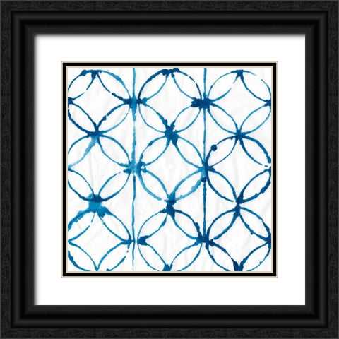 Indigo Dye IV Black Ornate Wood Framed Art Print with Double Matting by Wilson, Aimee