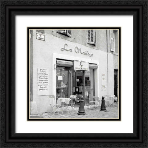 La Noblesse Black Ornate Wood Framed Art Print with Double Matting by Blaustein, Alan