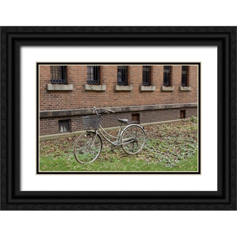 Japan Bicycle - 16 Black Ornate Wood Framed Art Print with Double Matting by Blaustein, Alan
