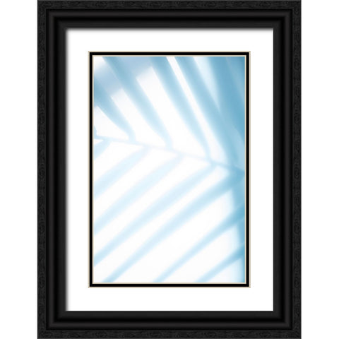 Tropical Palms No. 1 Black Ornate Wood Framed Art Print with Double Matting by Colligan, Lynann