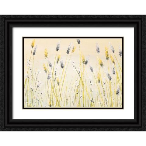 Bugbane Field Black Ornate Wood Framed Art Print with Double Matting by Coghlan, Emma
