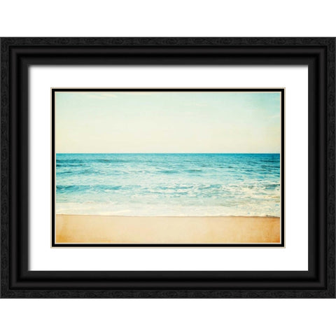 Carefree Black Ornate Wood Framed Art Print with Double Matting by Cochrane, Carolyn