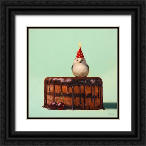 Make A Wish Black Ornate Wood Framed Art Print with Double Matting by Heffernan, Lucia