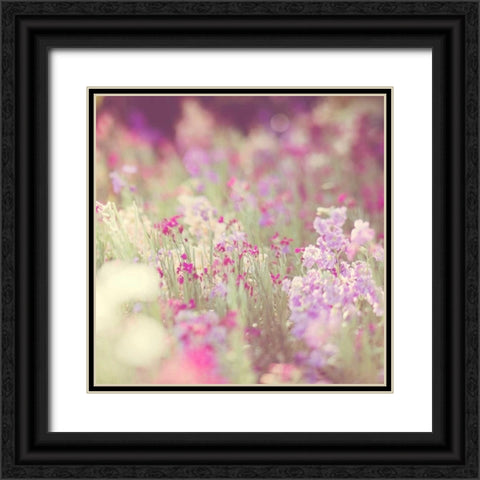 Monet Black Ornate Wood Framed Art Print with Double Matting by Soffia, Myan