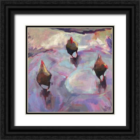 Human Race 2 Black Ornate Wood Framed Art Print with Double Matting by Timmerman, Lisa