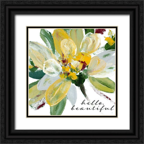 Hello Beautiful Black Ornate Wood Framed Art Print with Double Matting by Loreth, Lanie