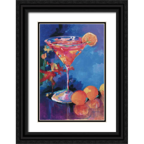L.A. Cosmo Black Ornate Wood Framed Art Print with Double Matting by Slivka, Jane