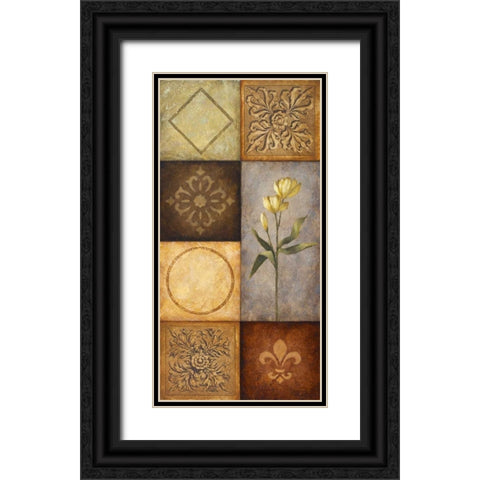Simplicity I Black Ornate Wood Framed Art Print with Double Matting by Marcon, Michael