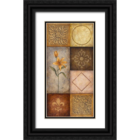 Simplicity II Black Ornate Wood Framed Art Print with Double Matting by Marcon, Michael