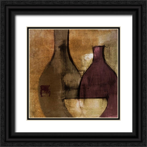 Glass Gathering II Black Ornate Wood Framed Art Print with Double Matting by Loreth, Lanie