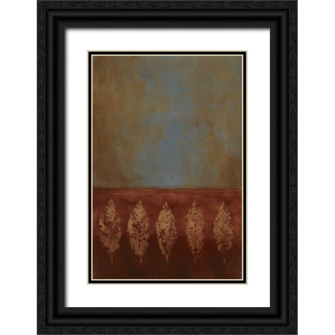 Stem of Brunir I Black Ornate Wood Framed Art Print with Double Matting by Loreth, Lanie