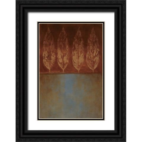 Stem of Brunir II Black Ornate Wood Framed Art Print with Double Matting by Loreth, Lanie