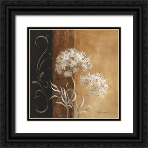 Delicate Beauty I Black Ornate Wood Framed Art Print with Double Matting by Loreth, Lanie