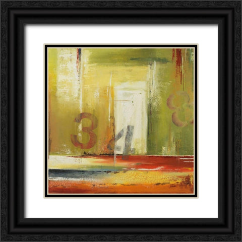 House 34 Black Ornate Wood Framed Art Print with Double Matting by Pinto, Patricia