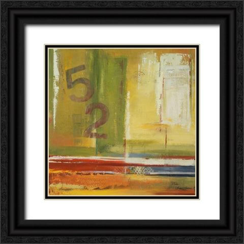 House 52 Black Ornate Wood Framed Art Print with Double Matting by Pinto, Patricia