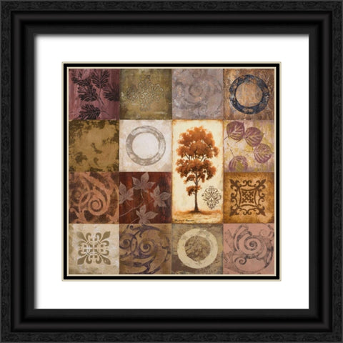 Contemporary Autumn I Black Ornate Wood Framed Art Print with Double Matting by Marcon, Michael