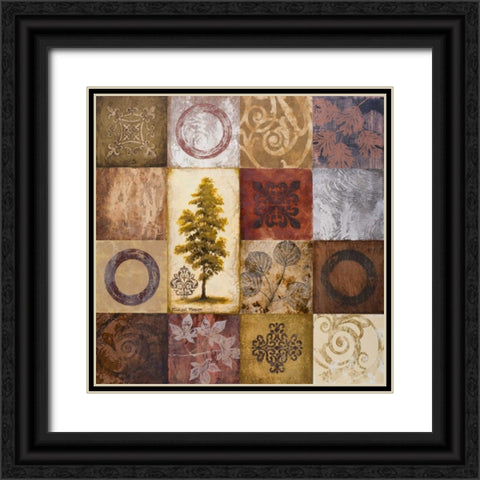 Contemporary Autumn II Black Ornate Wood Framed Art Print with Double Matting by Marcon, Michael