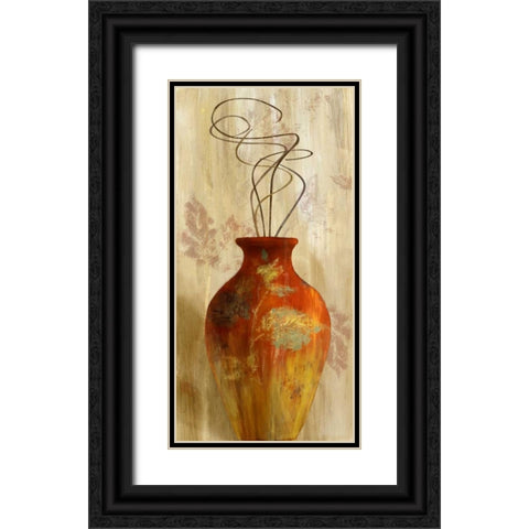Fall Vessel I Black Ornate Wood Framed Art Print with Double Matting by Loreth, Lanie