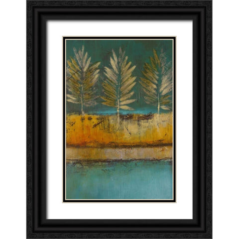 Midnight Island II Black Ornate Wood Framed Art Print with Double Matting by Loreth, Lanie