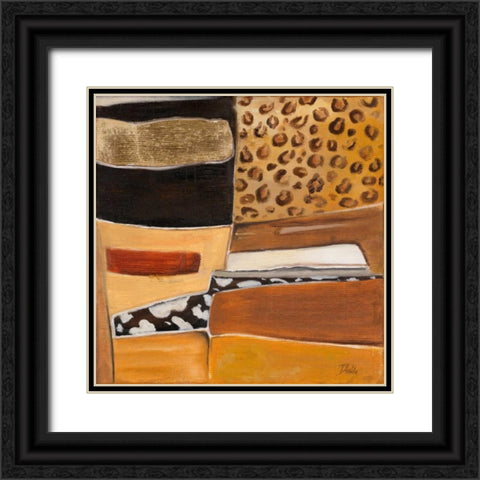 Congo II Black Ornate Wood Framed Art Print with Double Matting by Pinto, Patricia