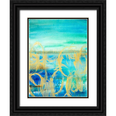 Caught up in the Wind I Black Ornate Wood Framed Art Print with Double Matting by Loreth, Lanie