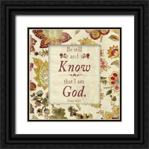 Saved I Black Ornate Wood Framed Art Print with Double Matting by Loreth, Lanie