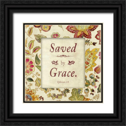 Saved II Black Ornate Wood Framed Art Print with Double Matting by Loreth, Lanie