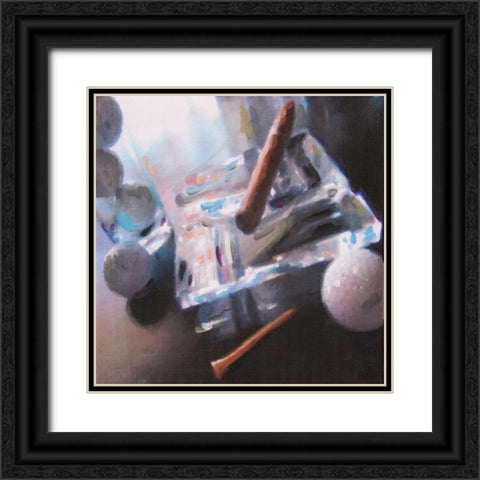 After Golf I Black Ornate Wood Framed Art Print with Double Matting by French-Roussia, Heather