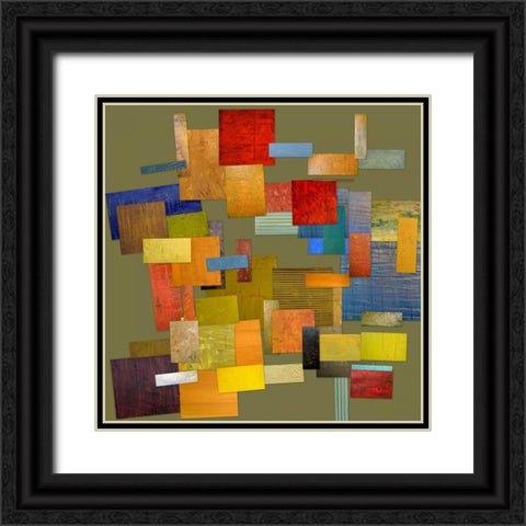Scrambled eggs II Black Ornate Wood Framed Art Print with Double Matting by Calkins, Michelle