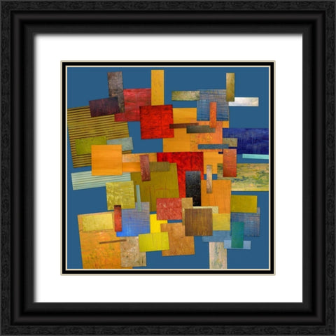 Scrambled eggs IV Black Ornate Wood Framed Art Print with Double Matting by Calkins, Michelle