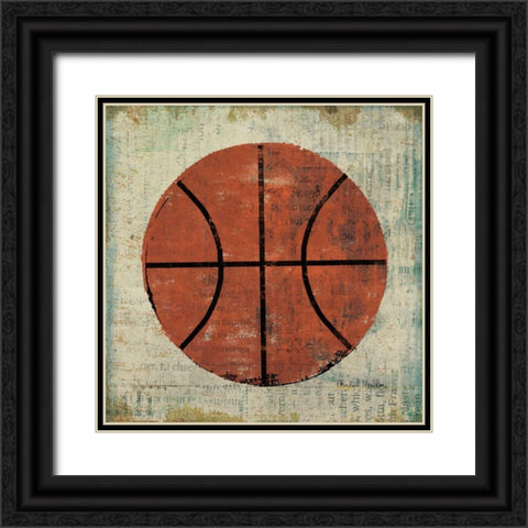 Ball II Black Ornate Wood Framed Art Print with Double Matting by Mullan, Michael