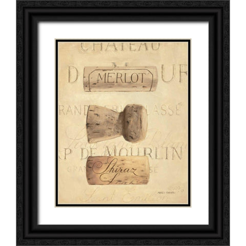Chateau Nouveau Element V Black Ornate Wood Framed Art Print with Double Matting by Fabiano, Marco