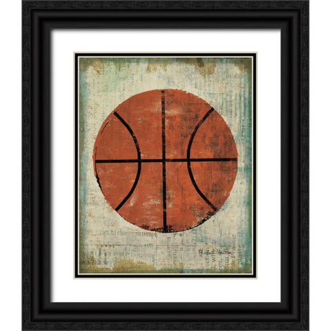 Ball II Black Ornate Wood Framed Art Print with Double Matting by Mullan, Michael