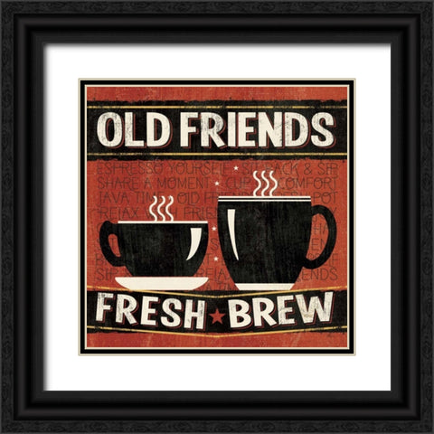 Coffee Roasters IV Black Ornate Wood Framed Art Print with Double Matting by Pela Studio