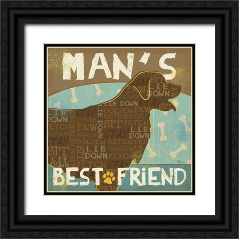 Best Friends I Black Ornate Wood Framed Art Print with Double Matting by Pela Studio
