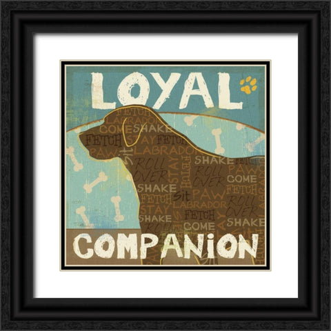 Best Friends II Black Ornate Wood Framed Art Print with Double Matting by Pela Studio