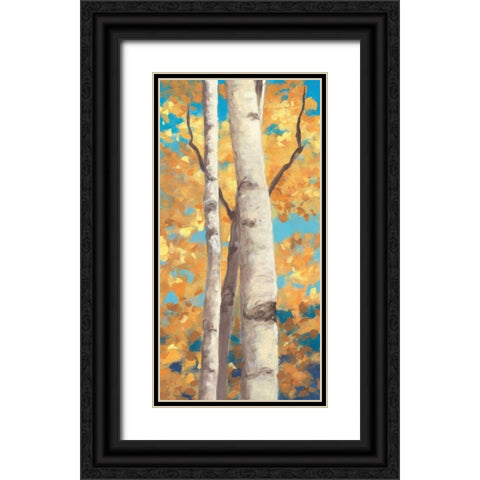 Doubloons Panel I Black Ornate Wood Framed Art Print with Double Matting by Purinton, Julia