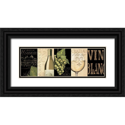 Chateau Nouveau Panel II Black Ornate Wood Framed Art Print with Double Matting by Fabiano, Marco