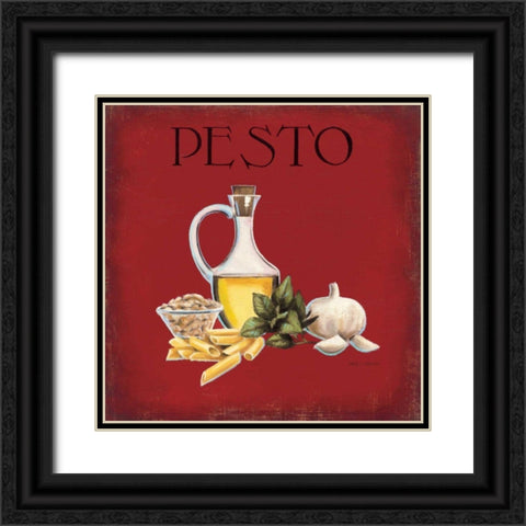 Italian Cuisine II Black Ornate Wood Framed Art Print with Double Matting by Fabiano, Marco