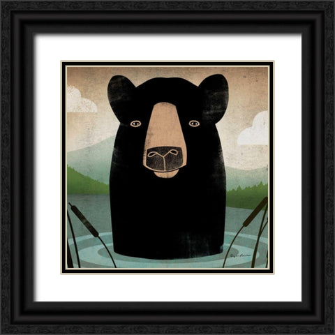 Skinny Dip Crop Black Ornate Wood Framed Art Print with Double Matting by Fowler, Ryan