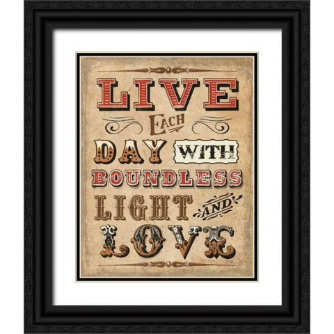 Blessed II Black Ornate Wood Framed Art Print with Double Matting by Pela Studio