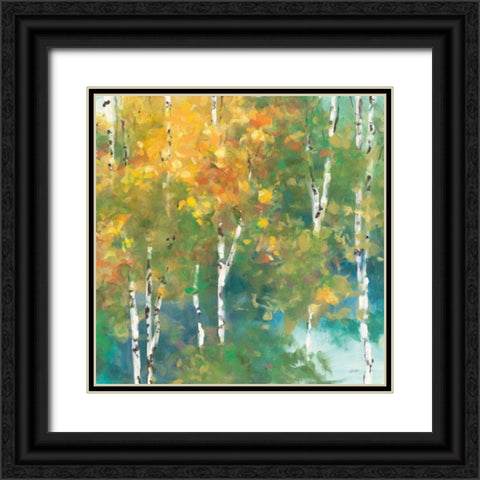 Confetti I Black Ornate Wood Framed Art Print with Double Matting by Purinton, Julia