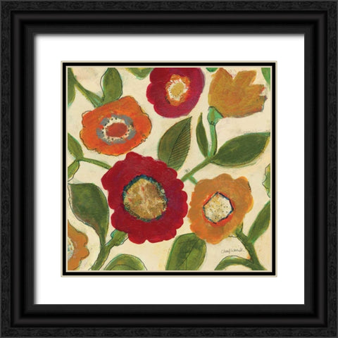 Park II v.2 Black Ornate Wood Framed Art Print with Double Matting by Warrick, Cheryl