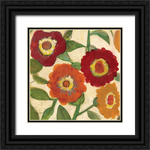 Park III v.2 Black Ornate Wood Framed Art Print with Double Matting by Warrick, Cheryl